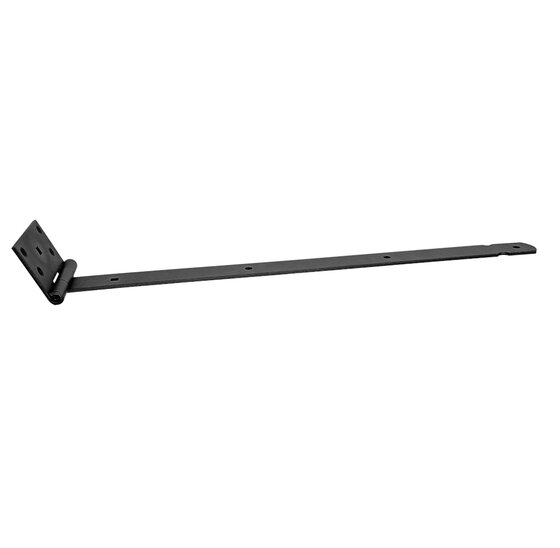Hermic Kruisheng 600 mm zwart gecoat - voor poorten, deuren en schuttingen