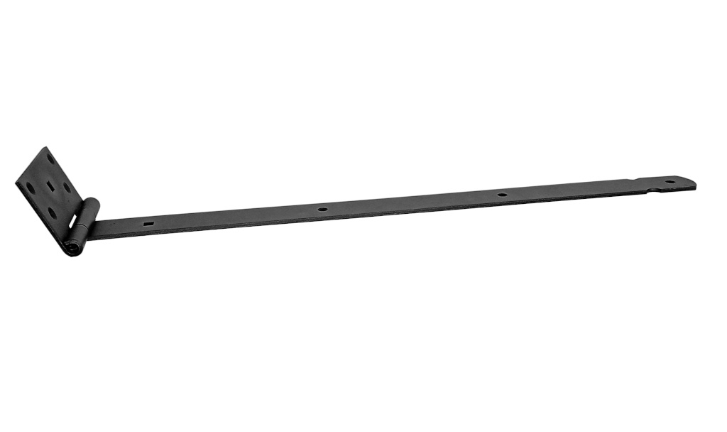 Hermic Kruisheng 600 mm zwart gecoat - voor poorten, deuren en schuttingen