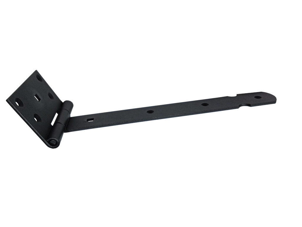 Hermic Kruisheng 300 mm zwart gecoat voor poorten en hekken