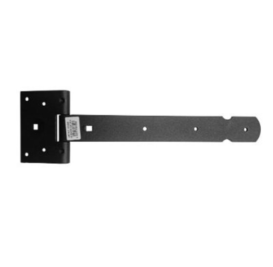 Hermic Kruisheng 300 mm zwart gecoat voor poorten en hekken
