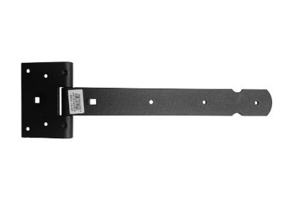 Hermic Kruisheng 300 mm zwart gecoat voor poorten en hekken