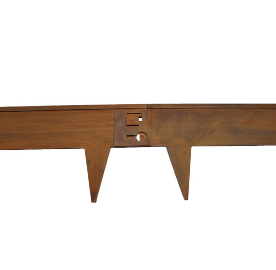 Hermic Cortenstaal kantopsluiting 106x16 cm - 1,5 mm dik met gevouwen rand