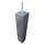 Betonpoer antraciet 120x120mm met facetrand en draadstang