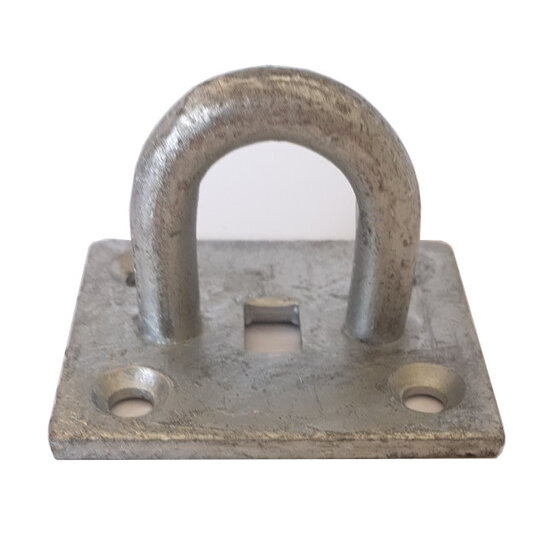 Plaat met beugel 65x55mm [5mm]