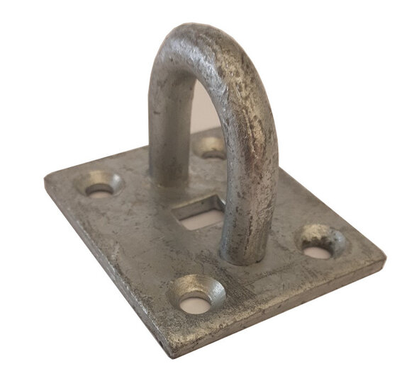 Plaat met beugel 65x55mm [5mm]