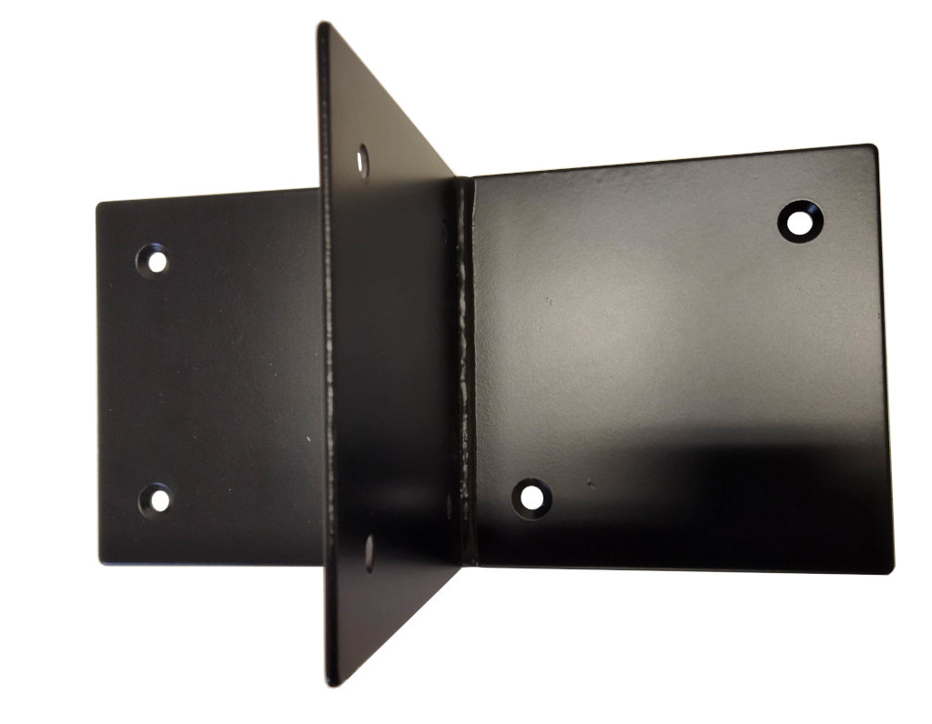 Houtverbinding T-stuk 195x394mm Zwart