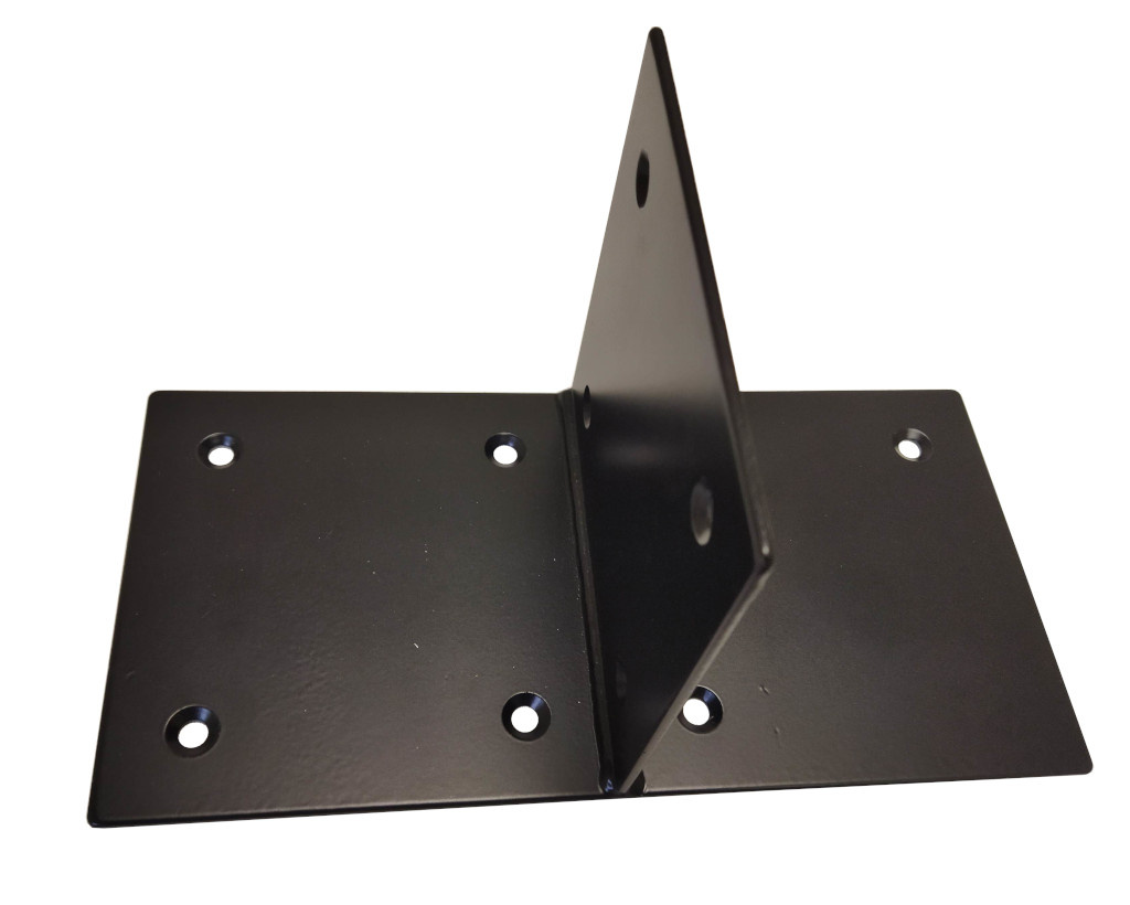 Houtverbinding T-stuk 195x394mm Zwart
