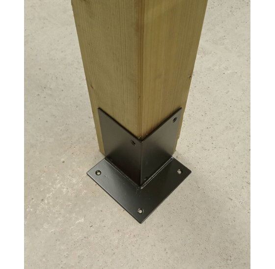 Houtverbinding voetstuk 240x240mm
