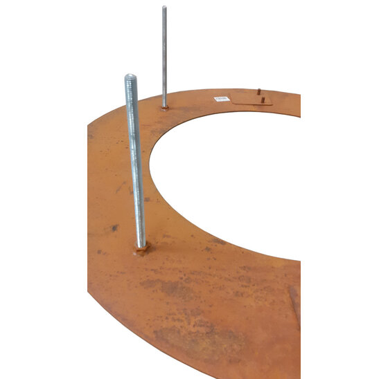 Boomring Ø500x100mm cortenStaal 2mm