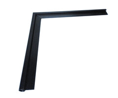 Buitenhoek kraaltrim 26 x 40 mm zwart
