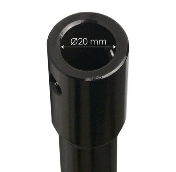 Grondborenset 100/150/200 mm met verlengstuk - 3-delig handborenset