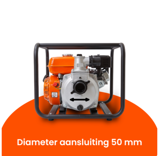 Waterpomp benzine 30.000 liter per uur Kibani
