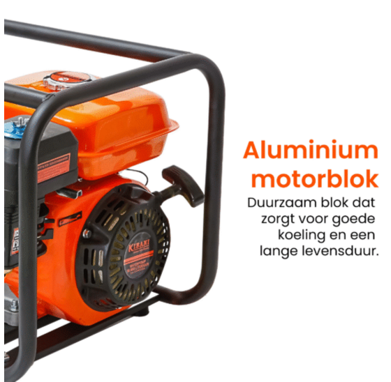 Waterpomp benzine 30.000 liter per uur Kibani