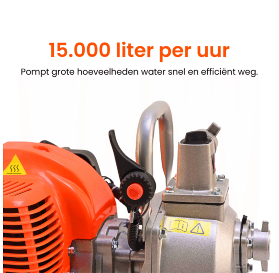 Kibani benzine waterpomp 15.000 liter/uur zelfaanzuigend