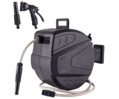 Waterslanghaspel automatisch 30m met 8 sproeistanden