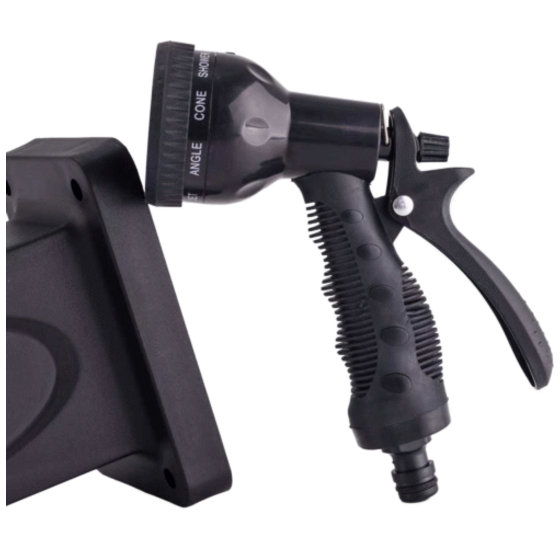Automatische waterslanghaspel 25m met wandmontage en sproeiset