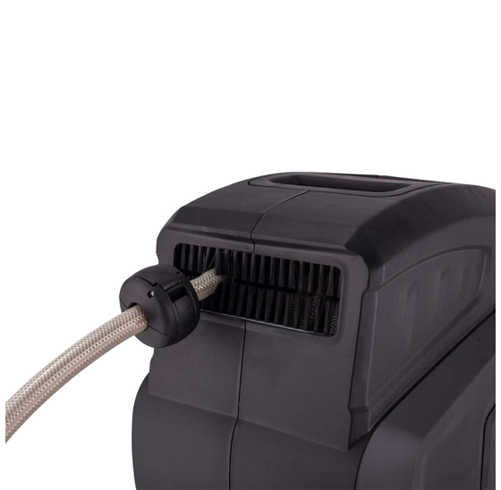 Automatische slanghaspel 20m met 180° draaibare wandbeugel