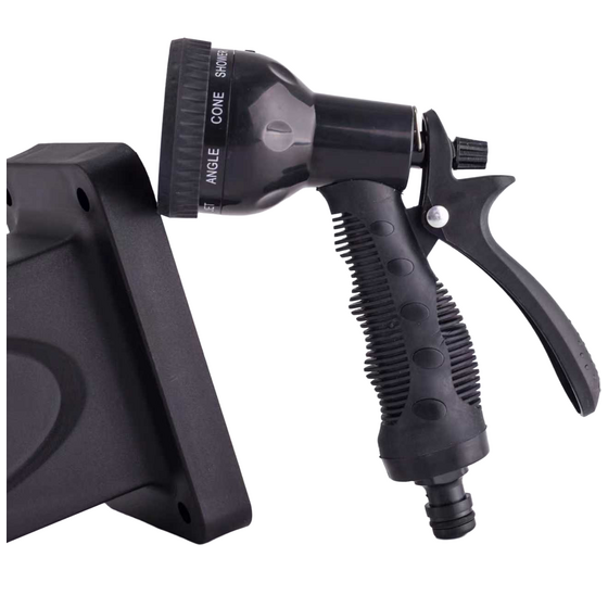 Automatische slanghaspel 20m met 180° draaibare wandbeugel