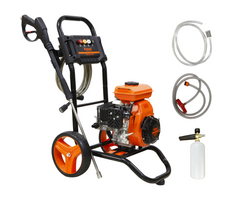 Benzine hogedrukreiniger 200 bar 105cc motor zonder stopcontact