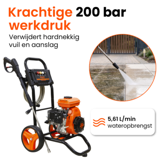 Kibani Benzine Hogedrukreiniger 200 bar
