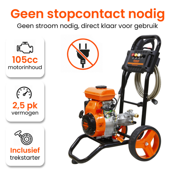 Kibani Benzine Hogedrukreiniger 200 bar