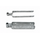 Duimheng met dubbele band 300x51mm [6mm]