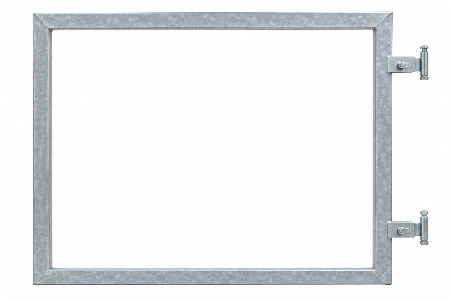 Poortframe met 2 verstelbare ophangpunten verzinkt H80xB120 CM