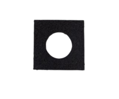 Rubberen tegeldrager met opening 120x120mm [10mm]