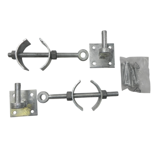 Verstelbaar poortbeslag 120mm (ronde palen)
