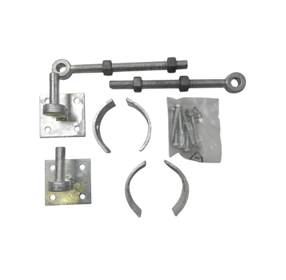 Verstelbaar poortbeslag 120mm (ronde palen)
