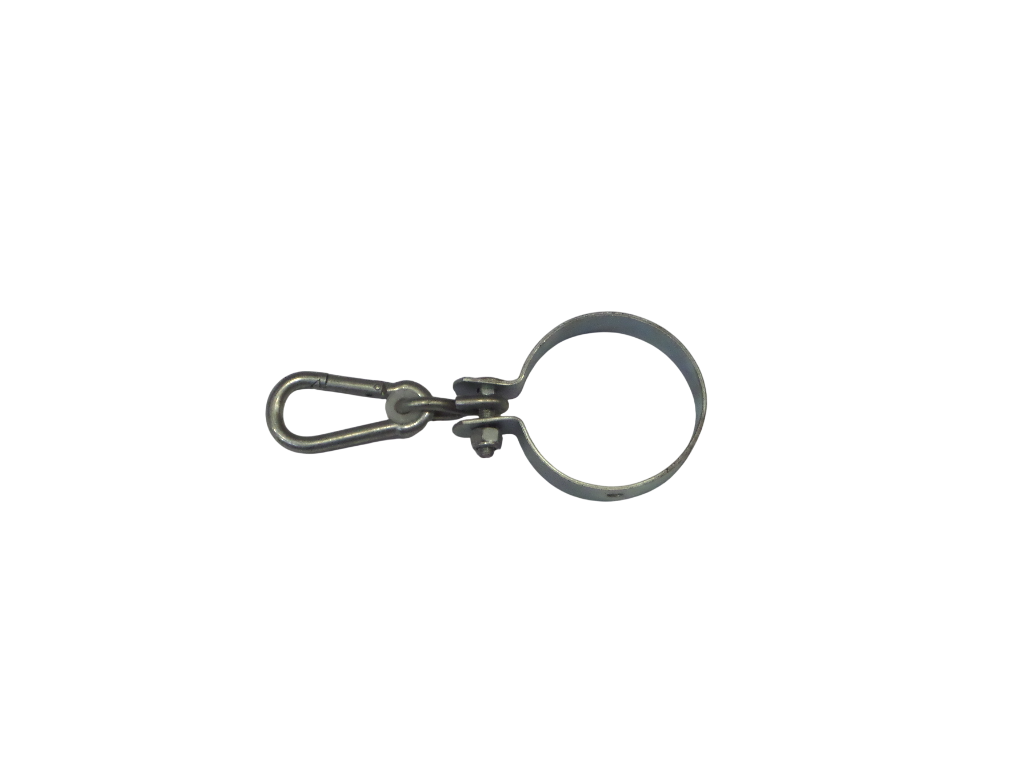 Hermic Schommelring 100mm gegalvaniseerd met karabijnhaak voor schommels