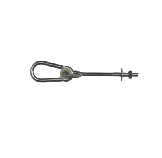 Hermic Schommelhaak M10x230mm gegalvaniseerd verzinkt voor schommel