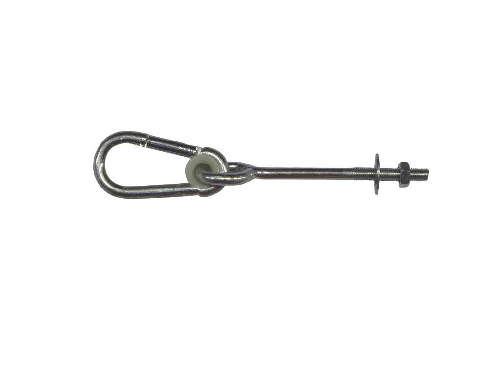 Hermic Schommelhaak M10x230mm gegalvaniseerd verzinkt voor schommel