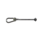 Schommelhaak M12x270mm gegalvaniseerd met moer en ring voor schommels