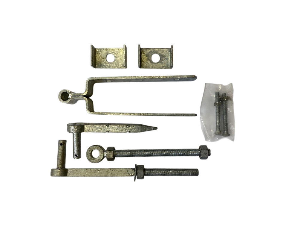 Hermic Engelse poortset met inslagduim 300x72mm vuurverzinkt 6mm