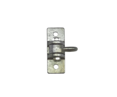 Hermic Schommelhaak op plaat 130x50mm gegalvaniseerd voor buitengebruik