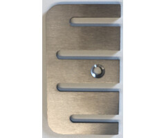 Hermic RVS afstandhouder 89x63 mm, 2 mm dik, 10 stuks per doos