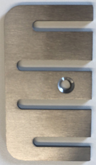 Hermic RVS afstandhouder 89x63 mm, 2 mm dik, 10 stuks per doos