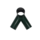 Schommelverbinding 102x82x82mm groen gepoedercoat voor schommelframe