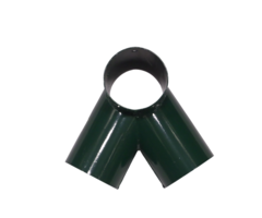Hermic Schommelverbinding groen gepoedercoat staal 3-wegs Y-koppeling