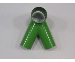 Hermic Schommelverbinding 102x82x82mm groen gepoedercoat 2mm coating