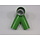 Schommelverbinding 102x82x82mm groen gepoedercoat 2mm coating