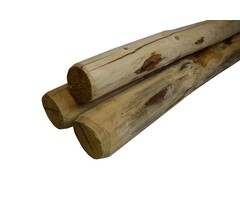 Geschilde gepunte paal 7 x 250 cm onbehandeld (70% PEFC)