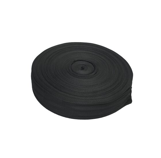 Gordelband zwart 50 meter x 5 cm - autogordelband op rol