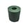Gietrand groen met nerf LDPE 3mm - 30cm - 25 meter