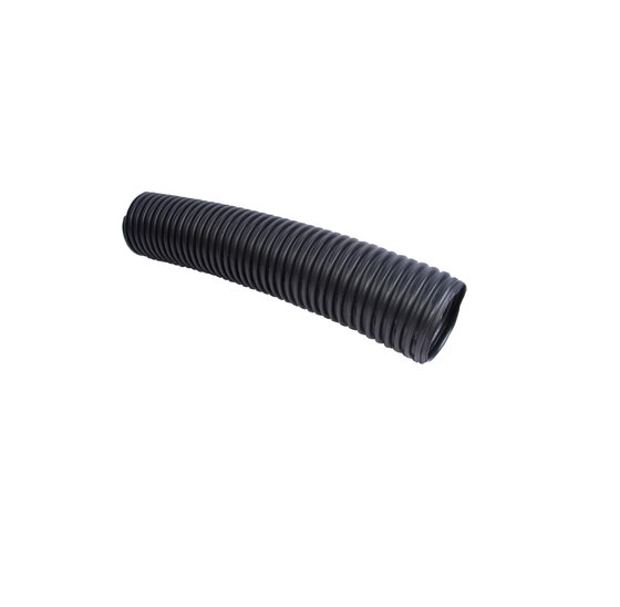Beluchtingsslang PVC Ø80mm zwart gesleufd met kous 50 meter