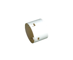 Eindkap 80mm met kliksysteem en 5 luchtgaten - PP kunststof