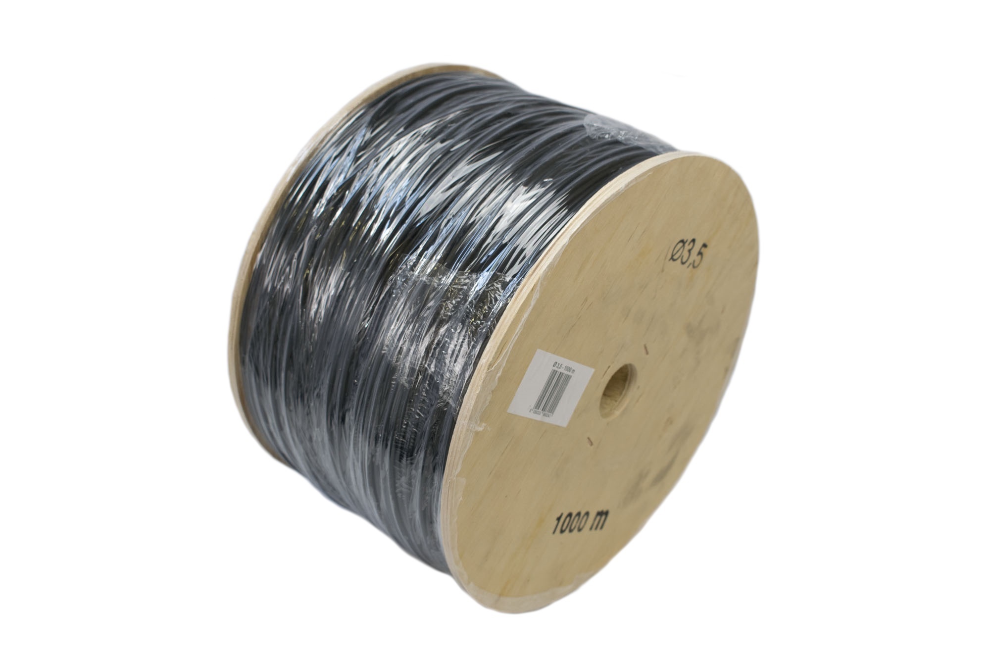 Bindbuis zwart 4,5 mm x 700 m op spoel - T90 kwaliteit