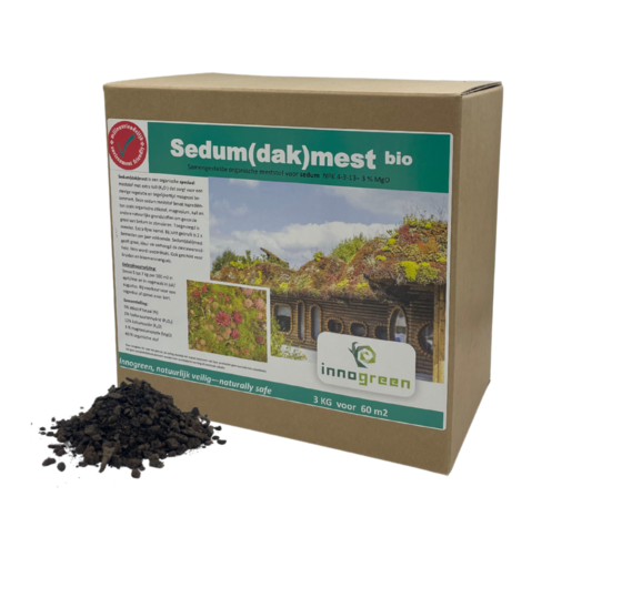 Sedumdakmest bio 3 kg - organische meststof voor 60 m² sedumdak