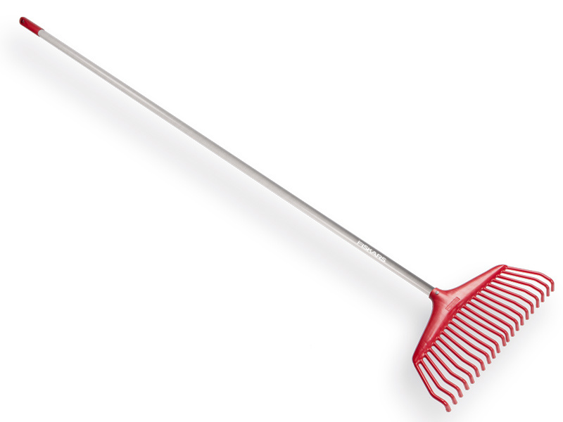 Bladhark met fiberglassteel 150 cm, Fiskars 1315510